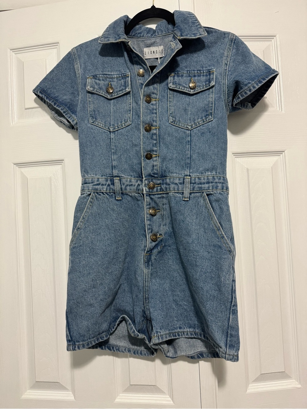 Lioness U Know What’s‎ Up Denim Jumpsuit - Picture 2 of 7
